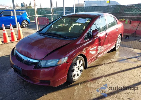 2010 Honda Civic Lx из США, поврежденный, VIN 2HGFA1F59AH520132
